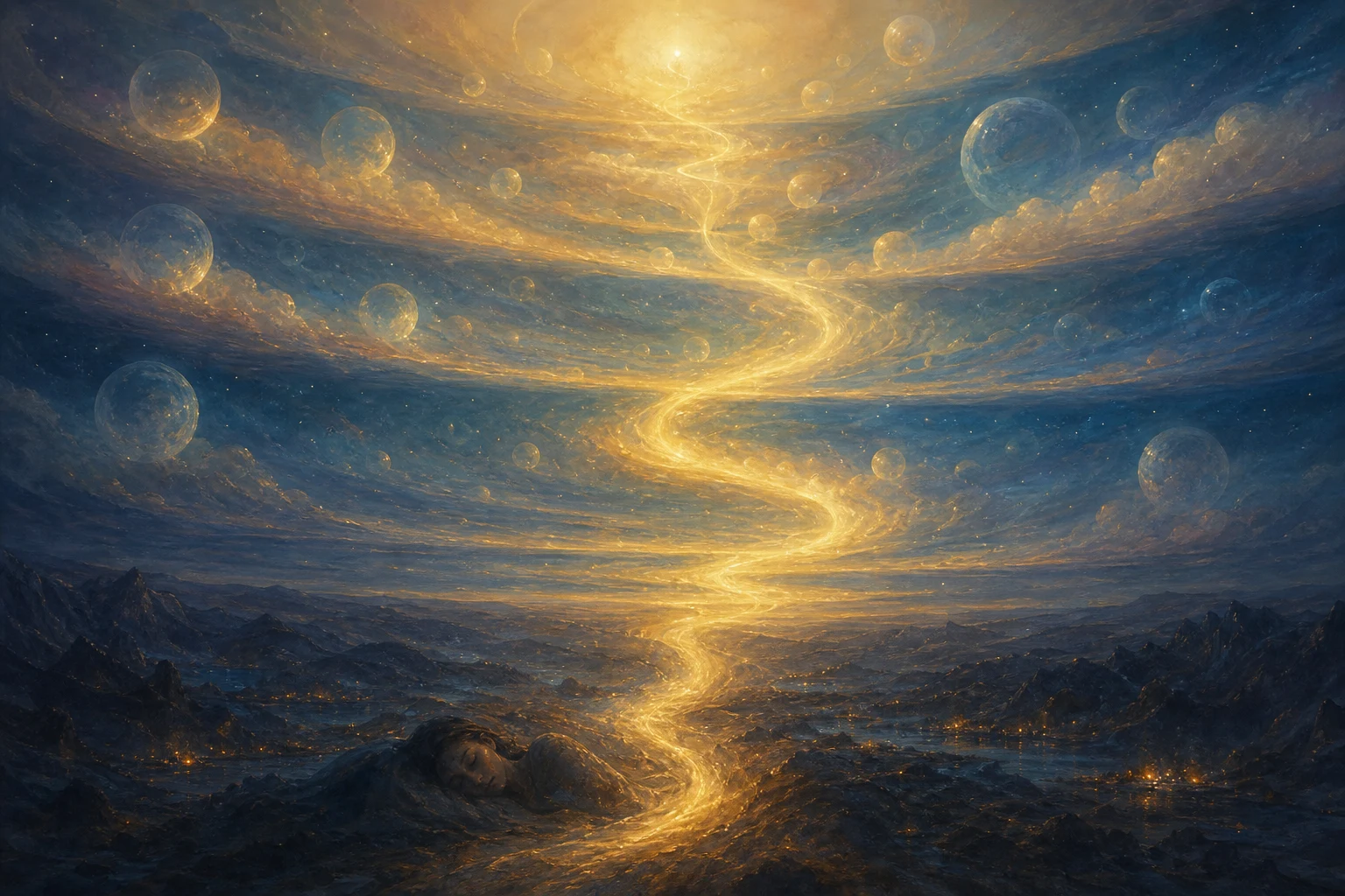 Ilustração de abertura: O Mundo Espiritual