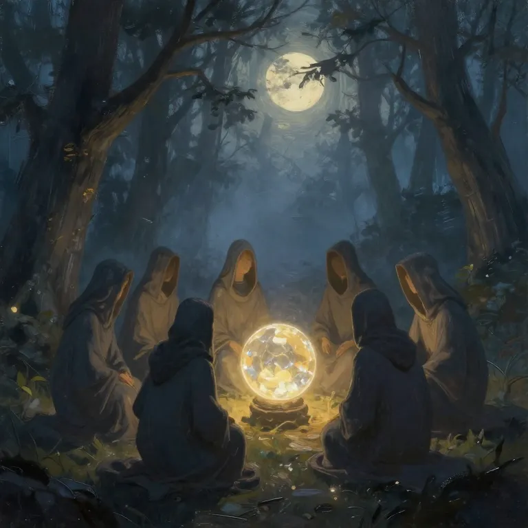 Ilustração da seção: Ritual de Desobsessão.