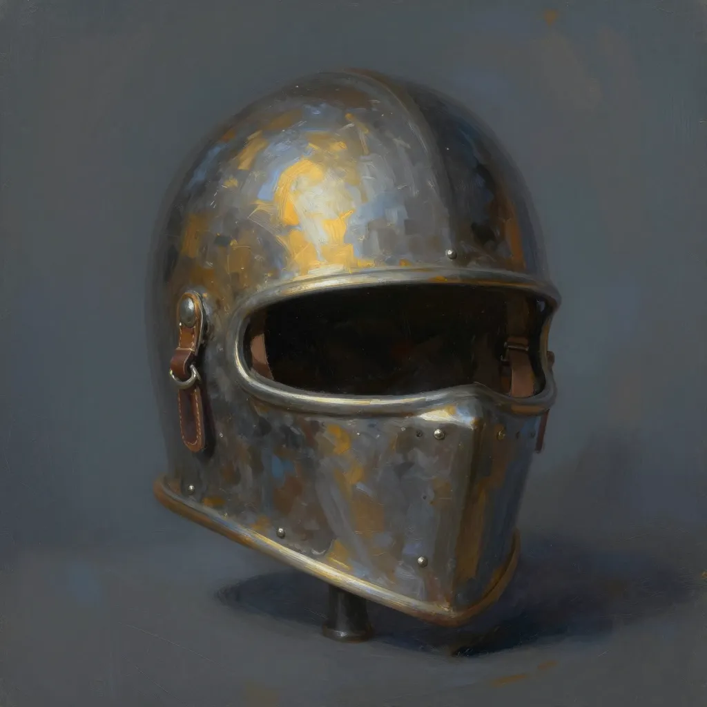 Ilustração de Capacete-Antolhos